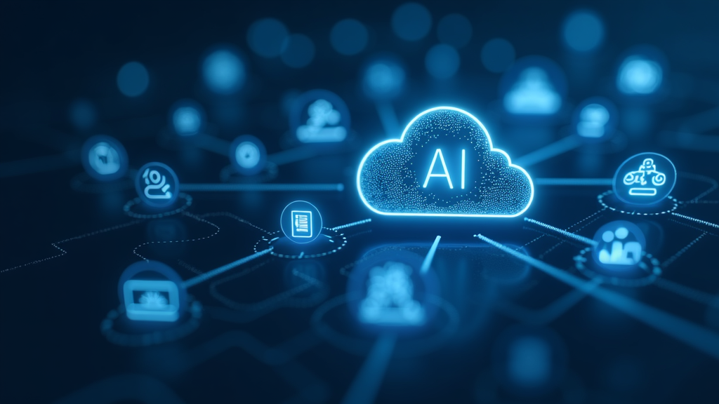 Sample dashboard interface showing various AI automation tools and platforms in use