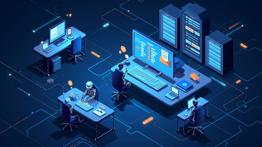 Visualization of artificial intelligence systems monitoring automated processes in a digital workspace